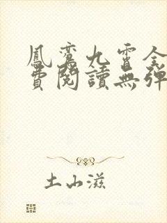 凤鸾九霄全文免费阅读无弹窗