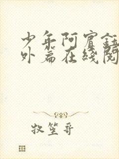 少年阿宾钰慧番外篇在线阅读免费