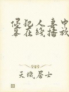 侵犯人妻中文字幕在线播放