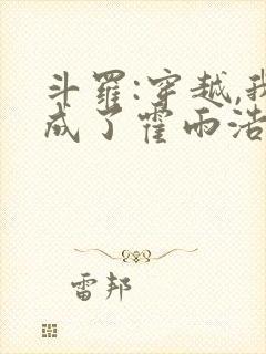 斗罗:穿越,我成了霍雨浩封面