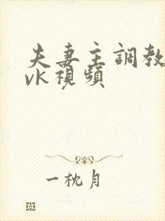 夫妻主调教狗奴vk视频