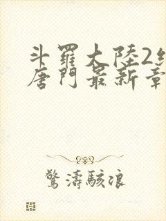 斗罗大陆2绝世唐门最新章节小说