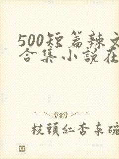 500短篇辣文合集小说在线阅读