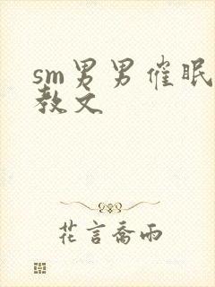 sm男男催眠调教文