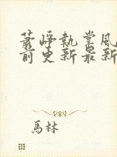 萧峥执掌风云超前更新最新章节