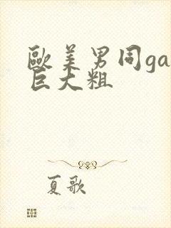 欧美男同gay巨大粗封面