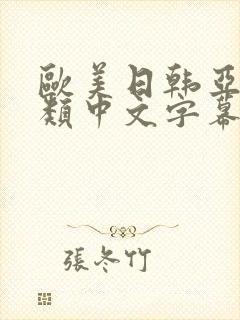 欧美日韩亚洲另类中文字幕封面