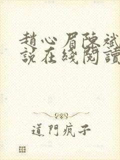 赵心眉陈斌的小说在线阅读全文