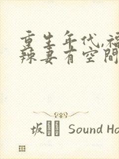 重生年代,福运辣妻有空间