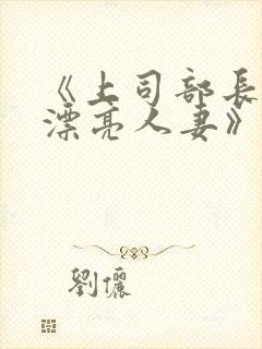 《上司部长出轨漂亮人妻》中字