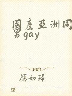 国产亚洲同性男男gay