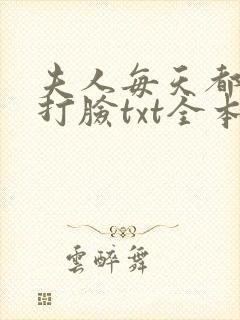 夫人每天都在线打脸txt全本小说