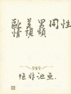 欧美男同性恋激情视频