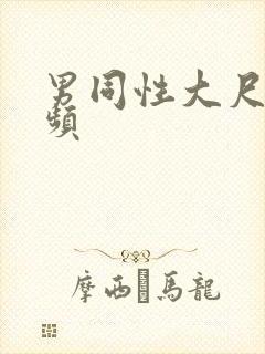 男同性大尺度视频