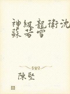 神级龙卫沈浪与苏若雪封面