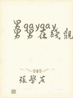 男gaygay男男在线观看