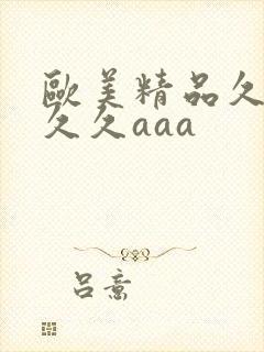 欧美精品久久久久久aaa