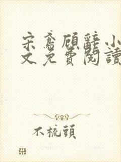 宋鸢顾辞小说全文免费阅读