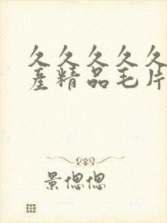 久久久久久久国产精品毛片