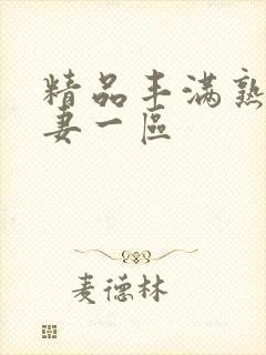 精品丰满熟妇人妻一区