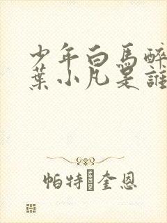少年白马醉春风叶小凡是谁