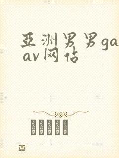 亚洲男男gay av网站