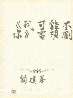 《我可能不会爱你》电视剧