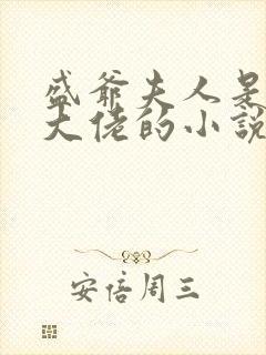 盛爷夫人是超级大佬的小说免费阅读封面