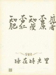 知否知否应是绿肥红瘦原著小说封面