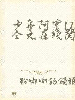 少年阿宾172全文在线阅读