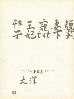 邪王宠妻腹黑世子妃txt下载