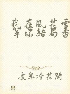 我在风花雪月里等你结局番外