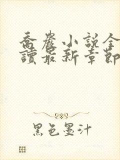 乔岩小说全文阅读最新章节封面