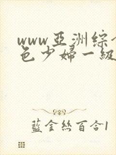 www亚洲综合色少妇一级av