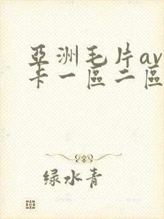 亚洲毛片av不卡一区二区三区