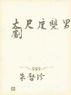 大尺度双男主日剧