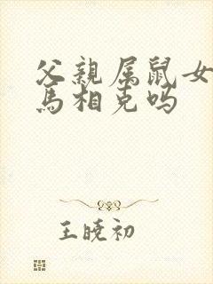 父亲属鼠女儿属马相克吗