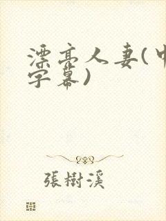 漂亮人妻(中文字幕)