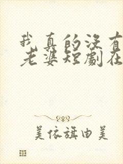 我真的没有七个老婆短剧在线观看