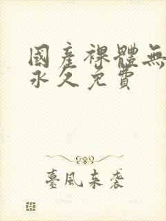 国产裸体无遮挡永久免费