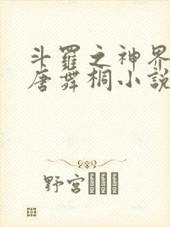 斗罗之神界小舞唐舞桐小说
