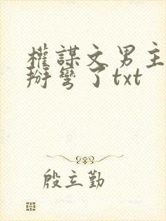 权谋文男主被我掰弯了txt封面