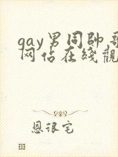 gay男同帅哥网站在线观看
