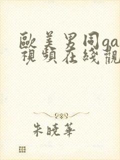 欧美男同gay视频在线观看