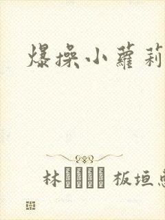 爆操小萝莉小说