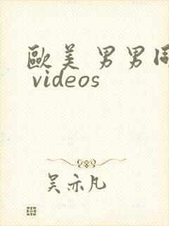 欧美 男男同性 videos