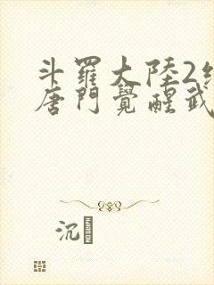 斗罗大陆2绝世唐门觉醒武魂