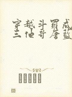 穿越斗罗成为唐三他哥唐蓝