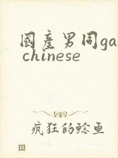 国产男同gay chinese