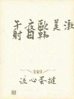 午夜欧美激情四射日韩